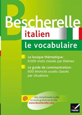 Bescherelle Italien : le vocabulaire, Ouvrage de référence sur le lexique italien