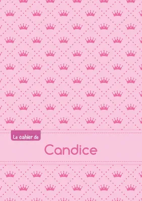 Le cahier de Candice - Blanc, 96p, A5 - Princesse
