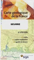Carte n°527 Seurre - Forêt de Cîteaux à 1/50 000, Carte géologique de la France