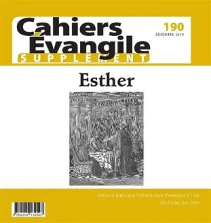 Cahiers Evangile - numéro 190 Esther -supplément-