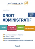Droit administratif 2023/2024, Cours - QCM - Exercices - Corrigés