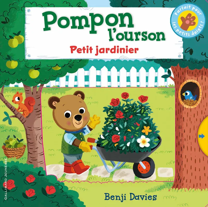 Livres Jeunesse de 3 à 6 ans Albums Pompon l'ourson : Petit jardinier Benji Davies