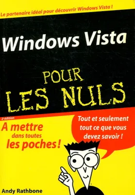 Windows Vista 2ed Poche Pour les nuls