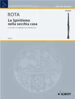 Lo Spiritismo nella vecchia casa, 6 Variazioni e 3 suggestioni per clarinetto solo (1950)  Musique de scène sur le texte du même nom de Ugo Betti. clarinet in Bb.