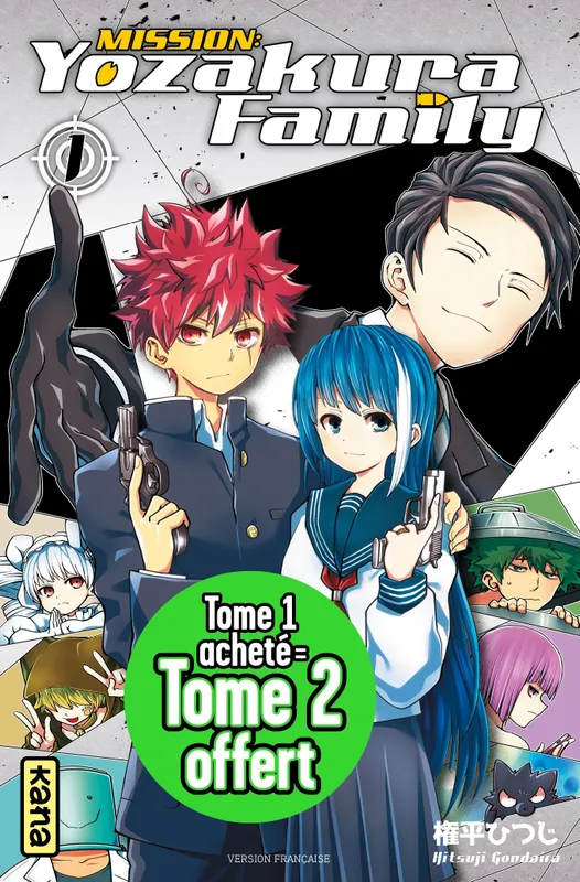 Livres Mangas Pack 1+1 Mission : Yozakura Family (Tomes 1+2) - OP 1+1 2023 Gondaira, Hitsuji
