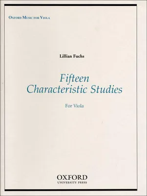 Fifteen Characteristic Studies for Viola, Paperback