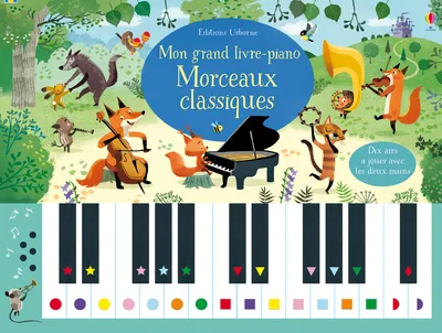 Livres Jeunesse Les tout-petits Albums animés et pop-up Mon grand livre-piano, Morceaux classiques Sam Taplin