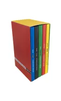 Coffret Histoire d'une couleur en 5 volumes : Bleu, Noir, Vert, Rouge et Jaune