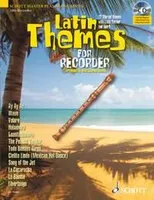 Latin Themes for Alto Recorder, 12 Vibrant themes with Latin flavour and spirit. treble recorder.