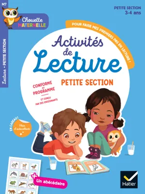 Maternelle Activités de lecture Petite Section - 3 ans, Chouette entrainement Par Matière