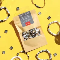 Jeux et Jouets Loisirs créatifs Perles, Modes et Cosmétiques Perles, bijoux à créer Mélange de Perles Heishi et de Breloques New-York Mix de Perles
