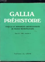 Gallia préhistoire - 26 : 2 - 1983