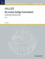 Du meine heilige Einsamkeit, Cycle based on Rainer Maria Rilke. mezzo-soprano, viola d'amore and harp. mezzo-soprano. Partition et parties.