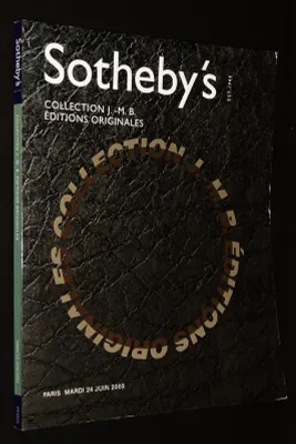 Sotheby's - Collection J.-M. B., éditions originales (Hôtel Drouot, 7 avril 2000)