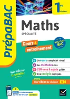 Prépabac Maths 1re générale (spécialité), nouveau programme de Première