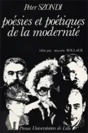 Poésies et poétiques de la modernité, textes... sur Mallarmé, Paul Celan, Walter Benjamin, Bertolt Brecht