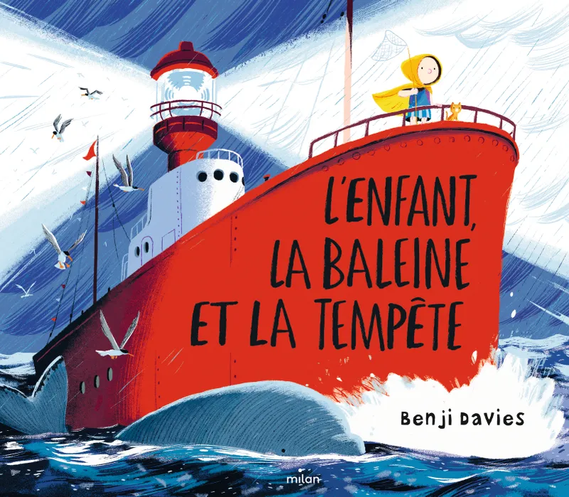 Jeux et Jouets Livres Livres pour les 3-6 ans Albums L'enfant, la baleine et la tempête Benji Davies