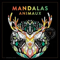 Black Coloriage - Mandalas animaux