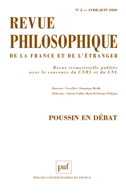 Revue philosophique 2020, t.145(2)