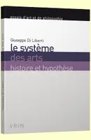 Le système des arts, Histoire et hypothèse