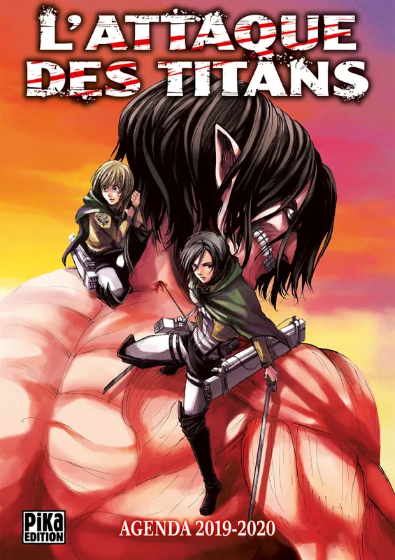 Livres Mangas Agenda L'Attaque des Titans 2019-2020 Hajime Isayama