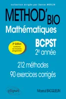 Mathématiques BCPST 2e année, 212 méthodes et 90 exercices corrigés