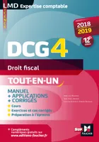 4, DCG 4 - Droit fiscal - Manuel et applications - 2018-2019 - 12e édition - Préparation complète