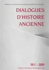 Dialogues d'histoire ancienne, n°35-1/2009