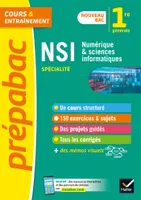 Prépabac NSI 1re générale (spécialité), nouveau programme de Première