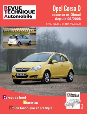 Opel Corsa D - essence et diesel depuis 06-2005, essence et diesel depuis 06-2005