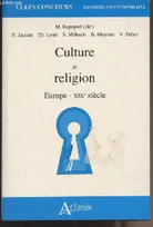 Culture et religion, Europe - XIXe siècle