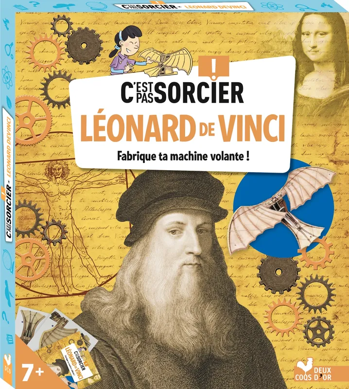C'est pas sorcier Léonard de Vinci - boîte avec accessoires Amstramgram