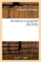 Socialisme et propriété