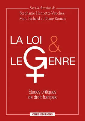 La loi et le genre, Études critiques de droit français