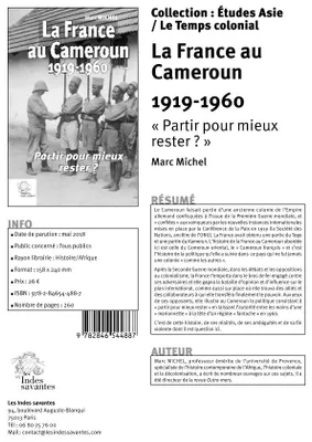 La France au Cameroun, 1919-1960