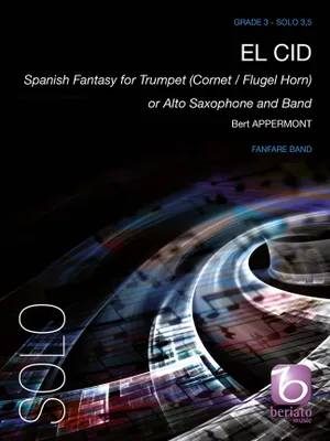 El Cid, Spanish Fantasy for Bb Trumpet (Bb Cornet / Bb Flugel Horn) or A. Sax and Band