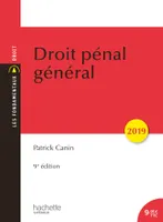 Droit pénal général 2019 (9e édition)