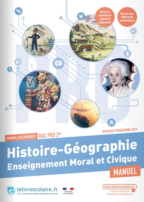 Livres Scolaire-Parascolaire Lycée Histoire-Géographie 2de pro, manuel, édition 2023 Olivier Lopez