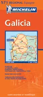 Régional Espagne, 15200, Galicia - carte routiere 571