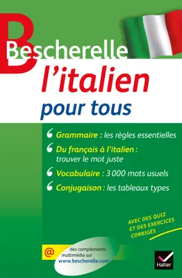 Bescherelle L'italien pour tous, Grammaire, conjugaison, vocabulaire