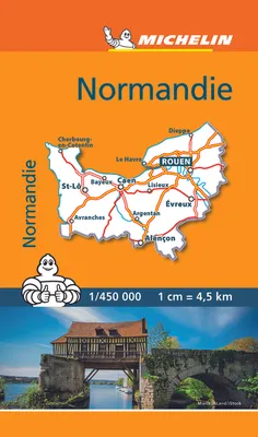 Mini Régional France, 530, Carte routière et touristique MINI NORMANDIE