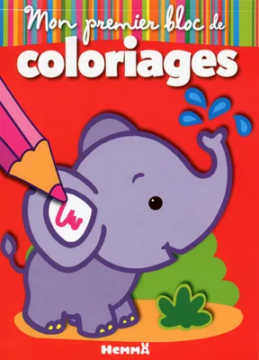 Mon premier bloc de coloriages (Eléphant)