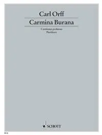 Carmina Burana, Cantiones profanae. soloists (STBar), mixed choir (SATB), children's choir and orchestra. Partition de direction.