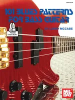 101 Blues Patterns For Bass Guitar Book, With Online Audio