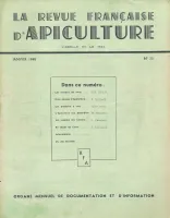 La revue francçaise d'Apiculture Janvier 1948. n°25