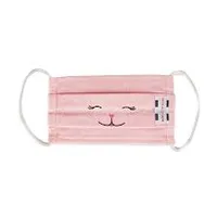 Chat rose Masque jersey coton bio taille S