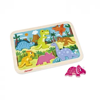Puzzle Chunky dinosaures