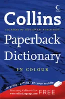 COLLINS ENGLISH DICTIONARY PAPERBACK EDITION