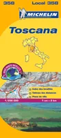 Local Italie, 358, Carte Départementale Toscana