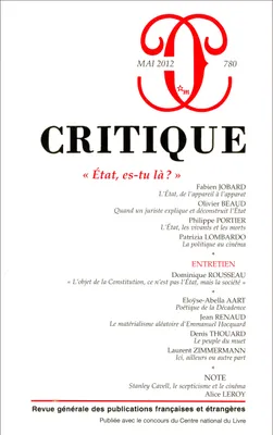 Revue critique 780